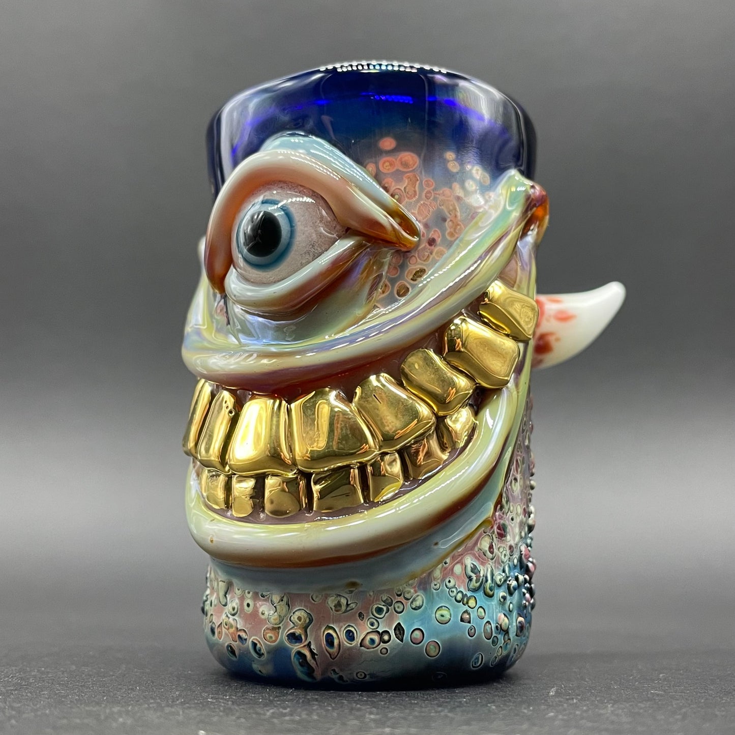 Smiley face shot glass