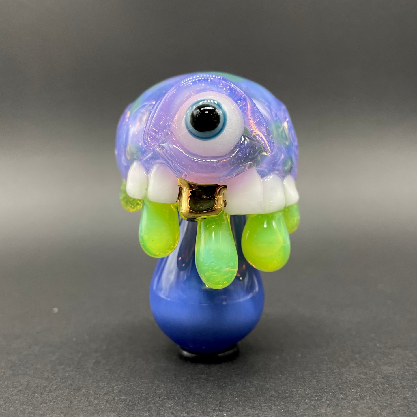About last night glass mushroom pendant