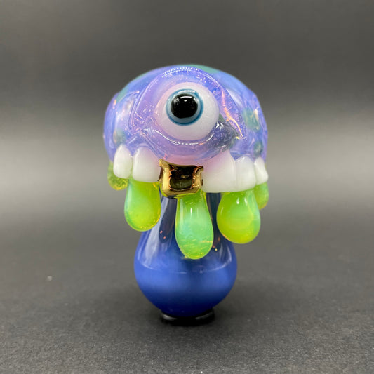 About last night glass mushroom pendant