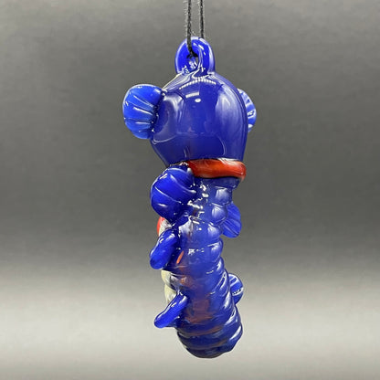 Labyrinth worm pendant