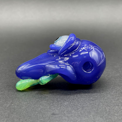 running nose glass pendant