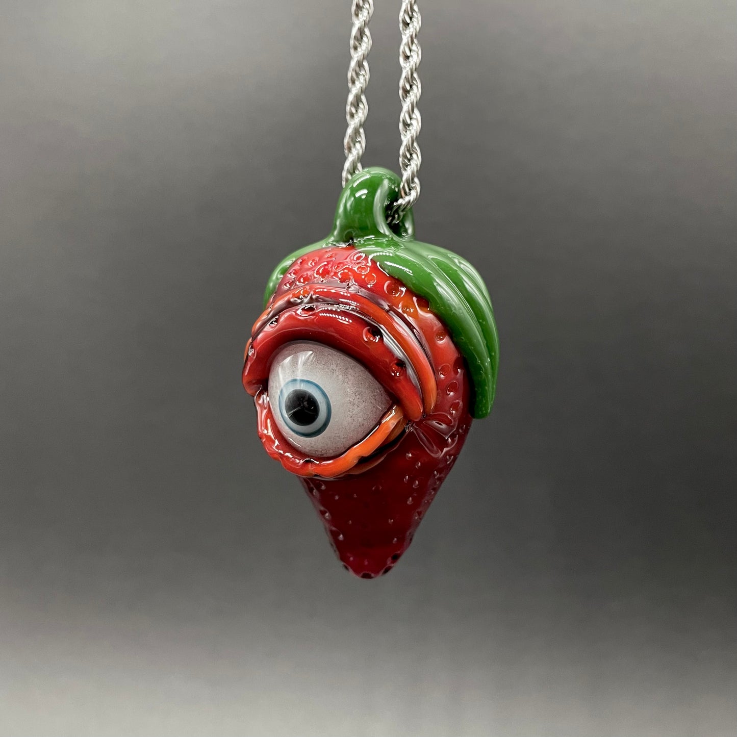 Cyclops strawberry pendant