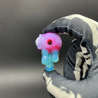 Drippy cyclops glass pendant