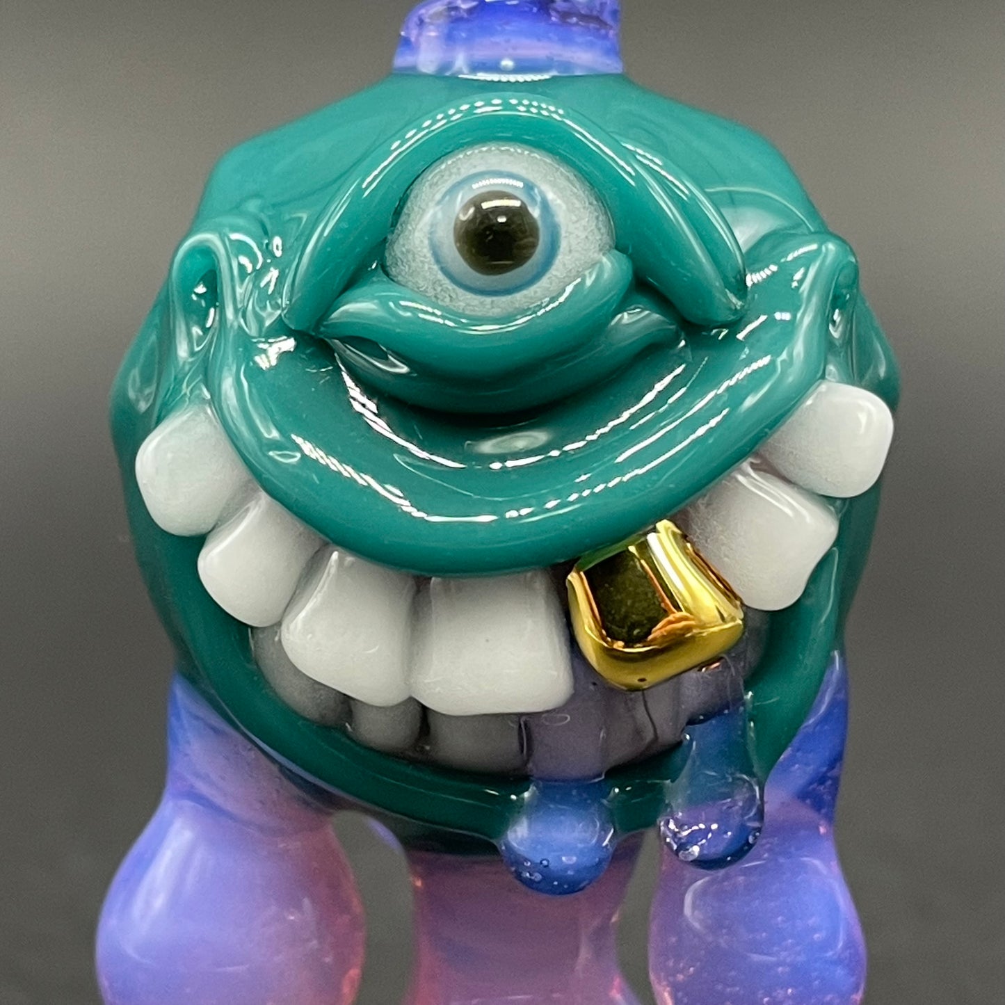 Dripping with sarcasm glass pendant