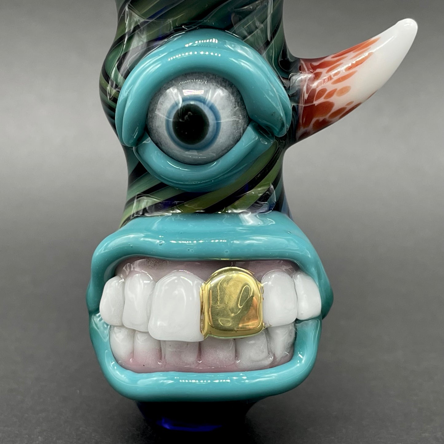 Gold Fumed Cyclops Spoon