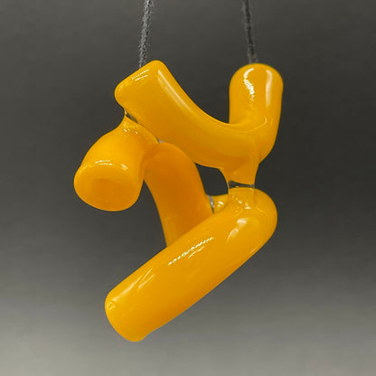 Macaroni and cheese necklace