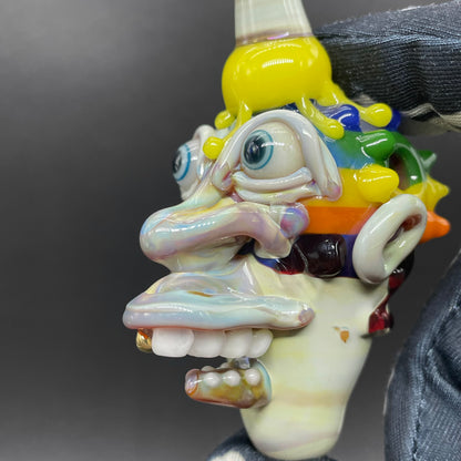 Ice cream kid glass pendant