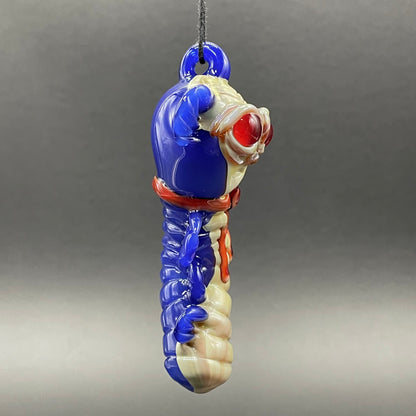 Labyrinth worm pendant