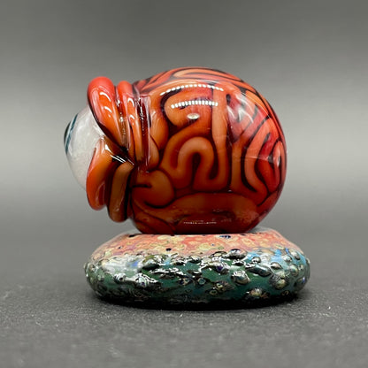 Brain marble and stand