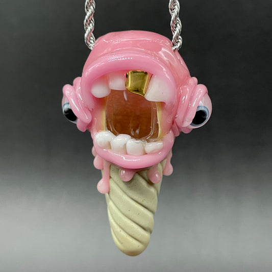Ice scream cone pendant