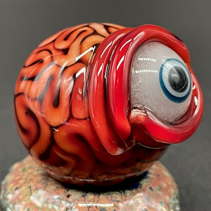 Brain marble and stand