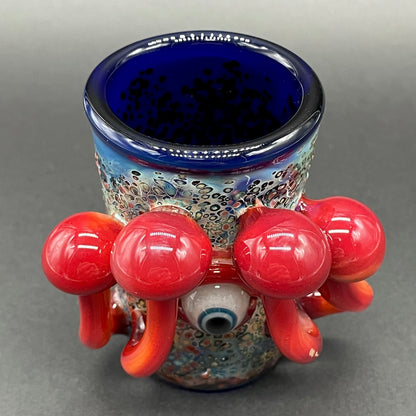 Tequila sunrise shot glass