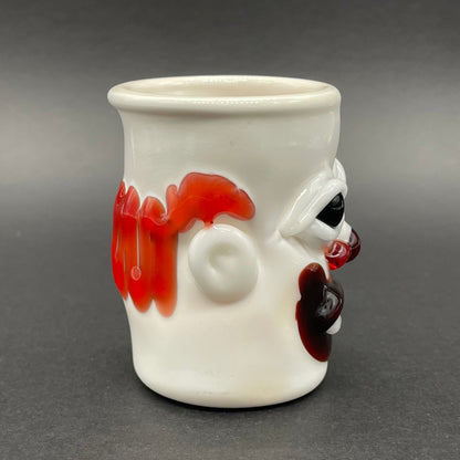 Nightmare fuel Evil clown shot glass