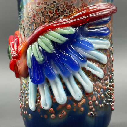 Winged phoenix cork jar