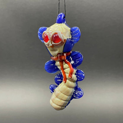 Labyrinth worm pendant