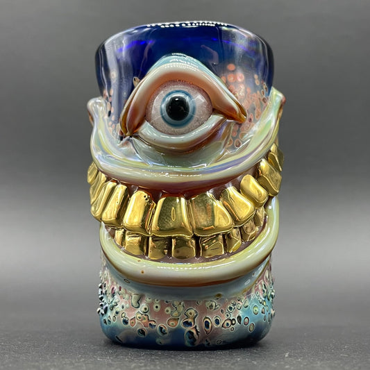 Smiley face shot glass