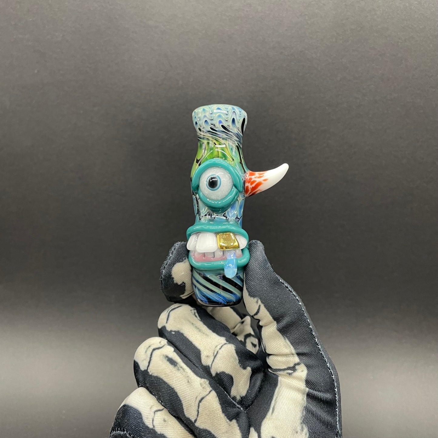 Gold fumed cyclops Chillum