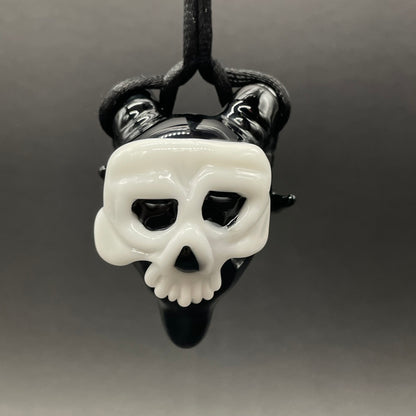 Evil elf with rams horns