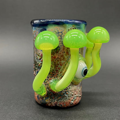Green slime mushroom shot glass