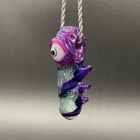 Royal jelly dichroic cyclops pendant