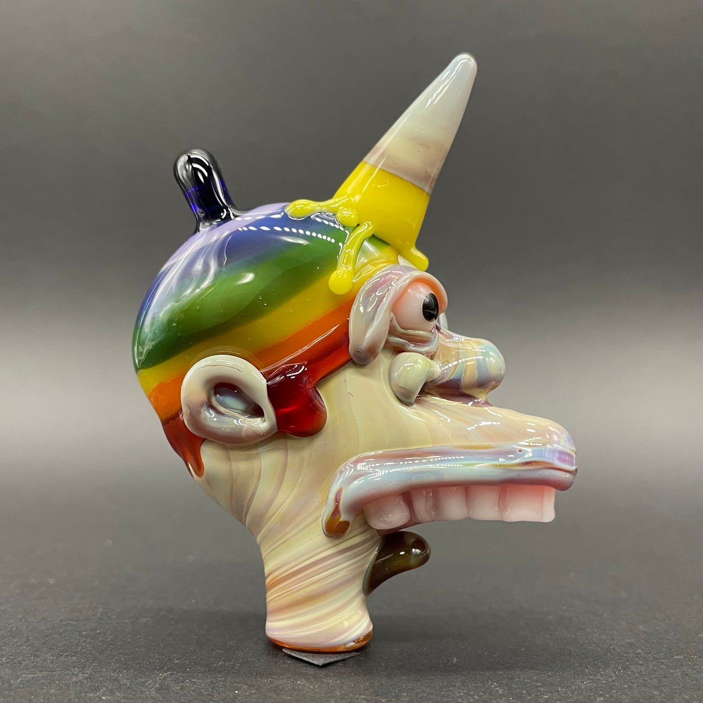 Ice cream kid glass pendant