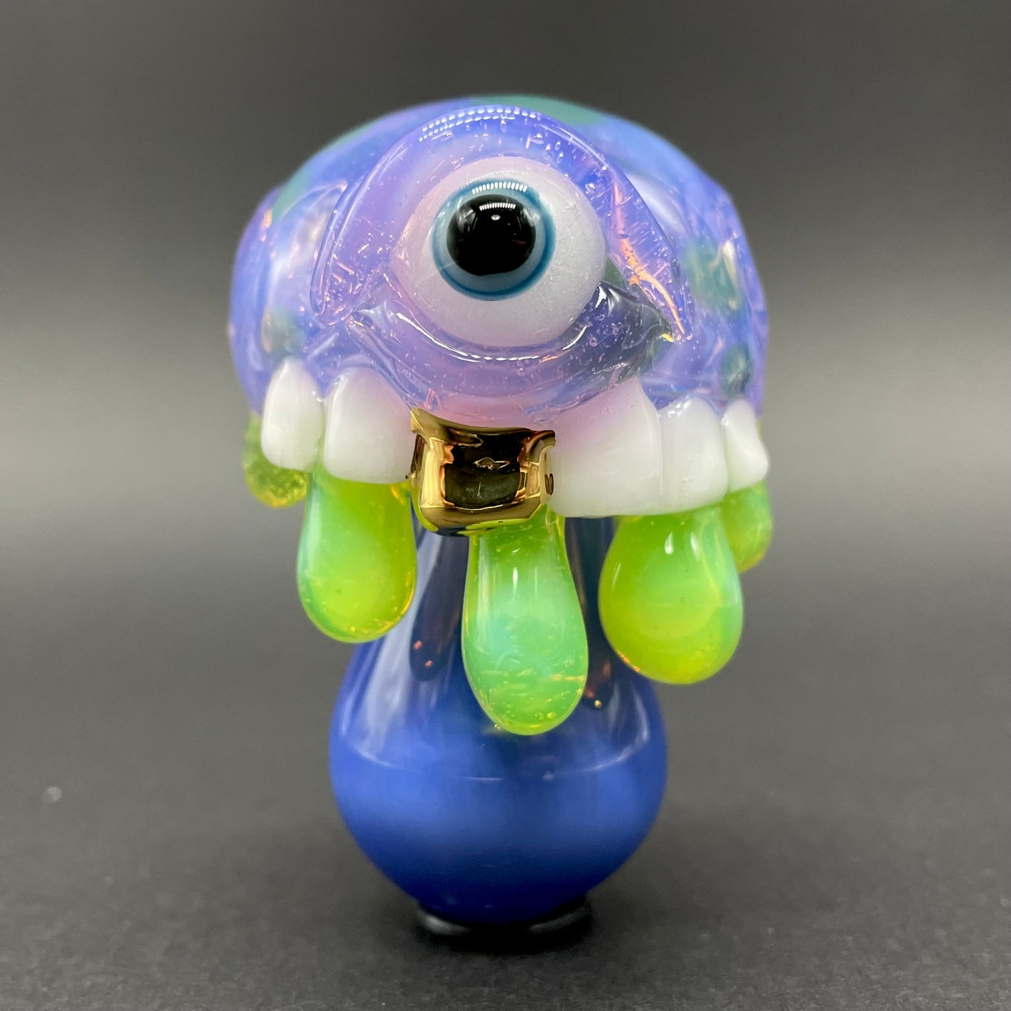 About last night glass mushroom pendant