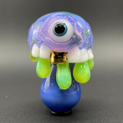 About last night glass mushroom pendant