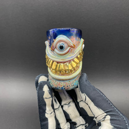 Smiley face shot glass