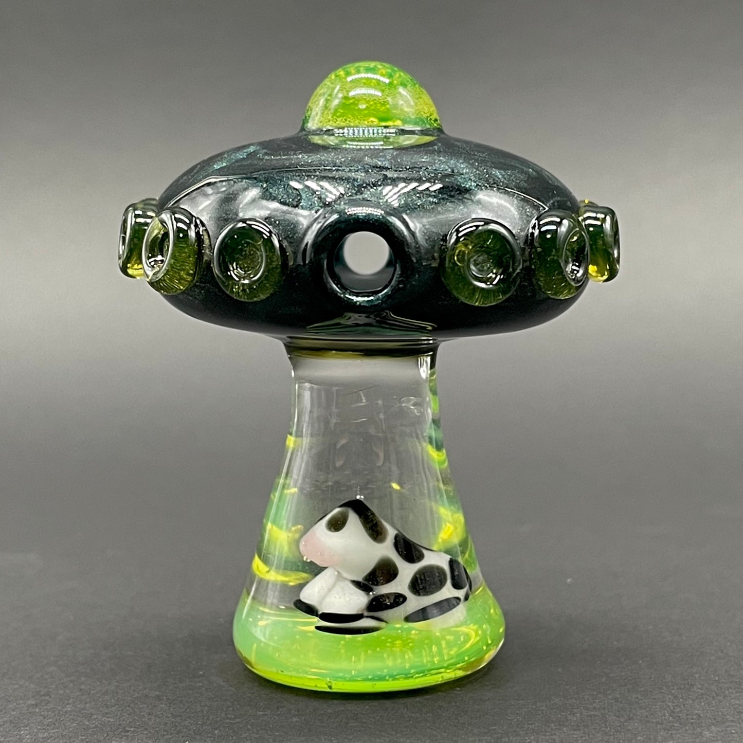 Alien abduction pendant (cow)