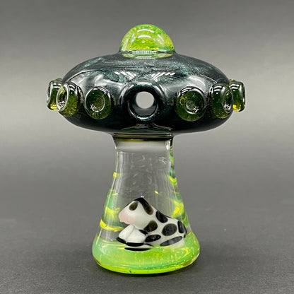 Alien abduction pendant (cow)