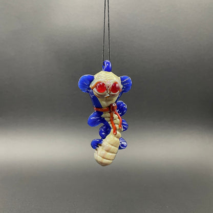 Labyrinth worm pendant