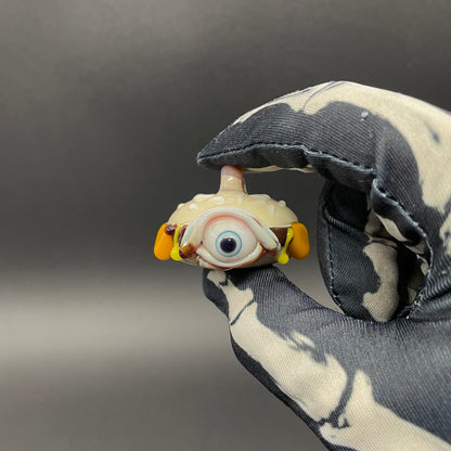 Eye love cheeseburger pendant