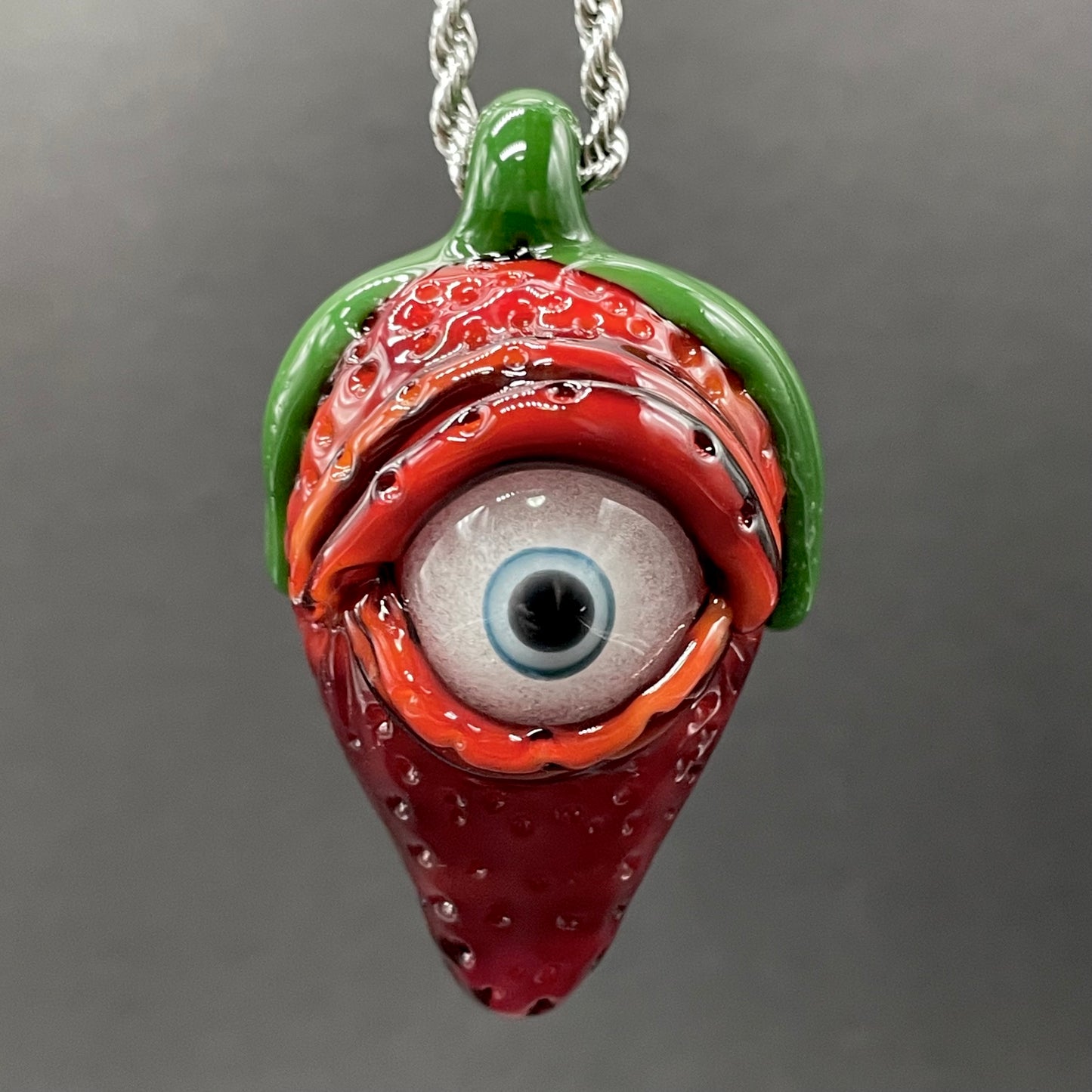 Cyclops strawberry pendant
