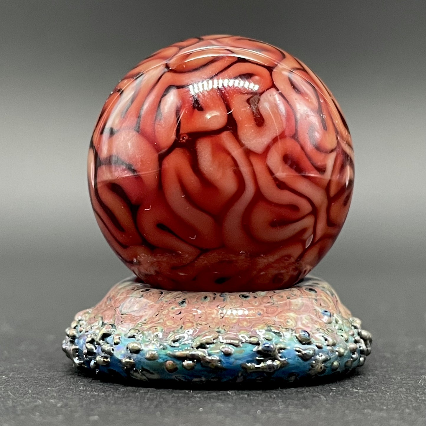Brain marble and stand