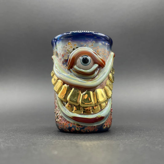 Smiley face shot glass