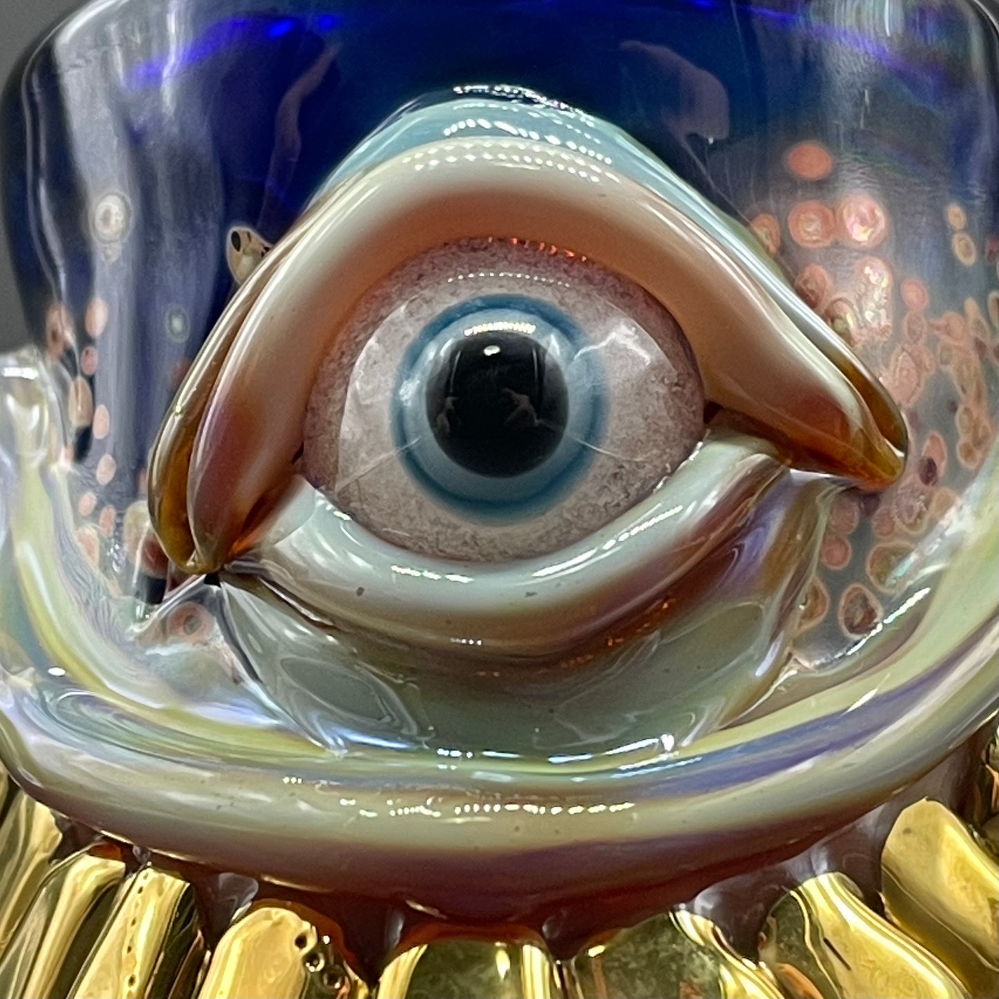 Smiley face shot glass