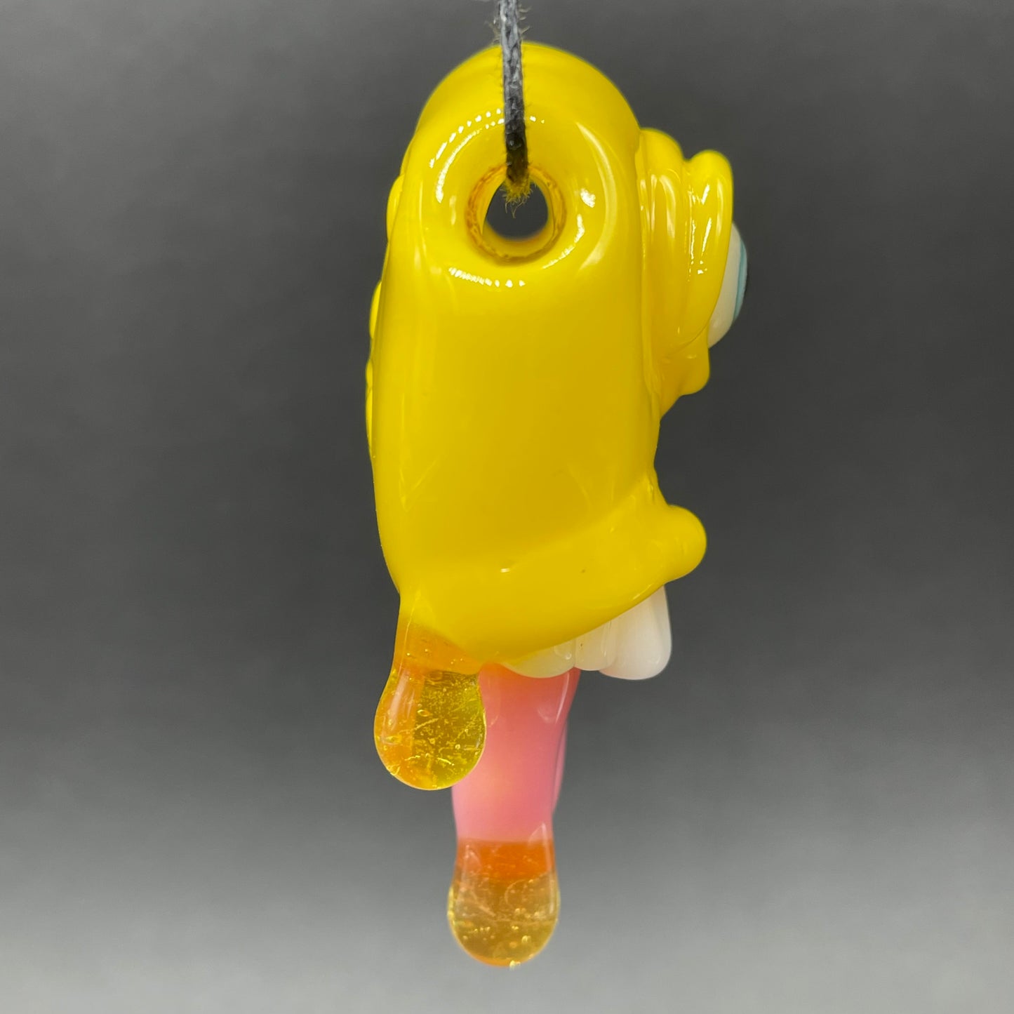 Have a nice day glass pendant