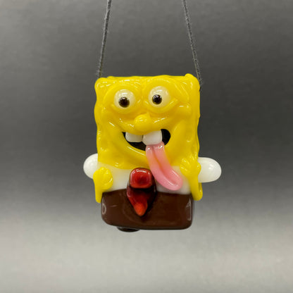 Sponge bob square pants glass pendant