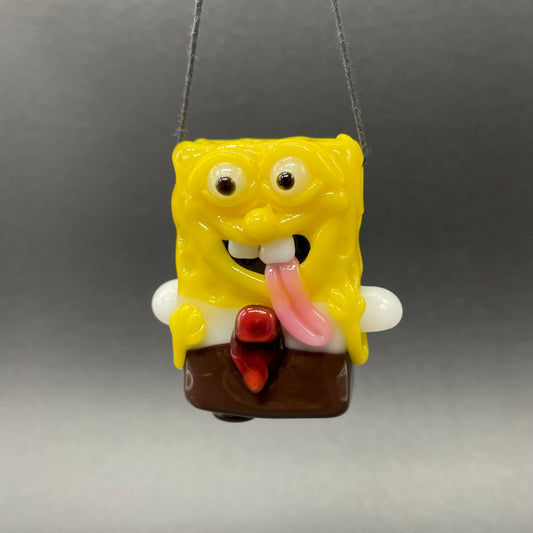 Sponge bob square pants glass pendant