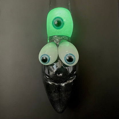 Black light reactive fertility pendant