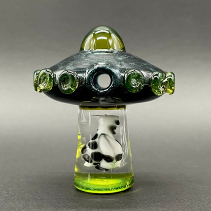 Alien abduction pendant (cow)