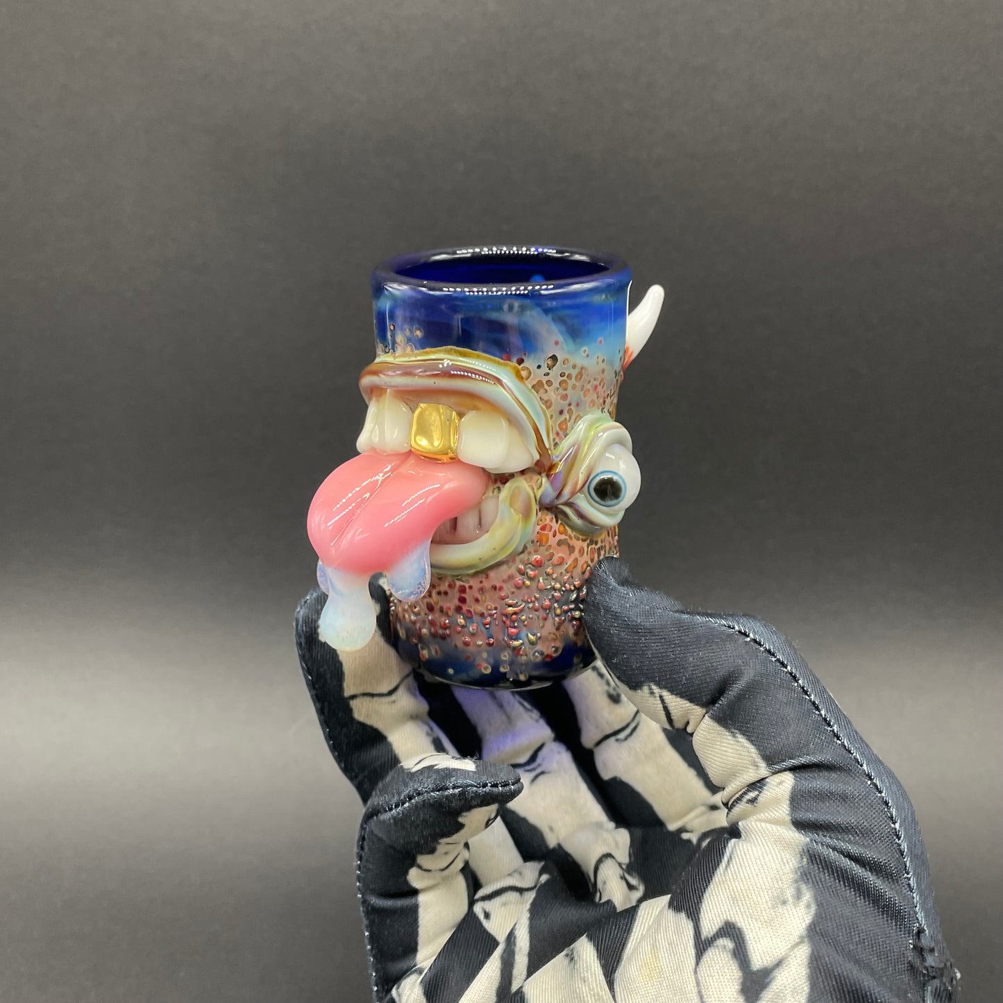 tongue demon shot glass