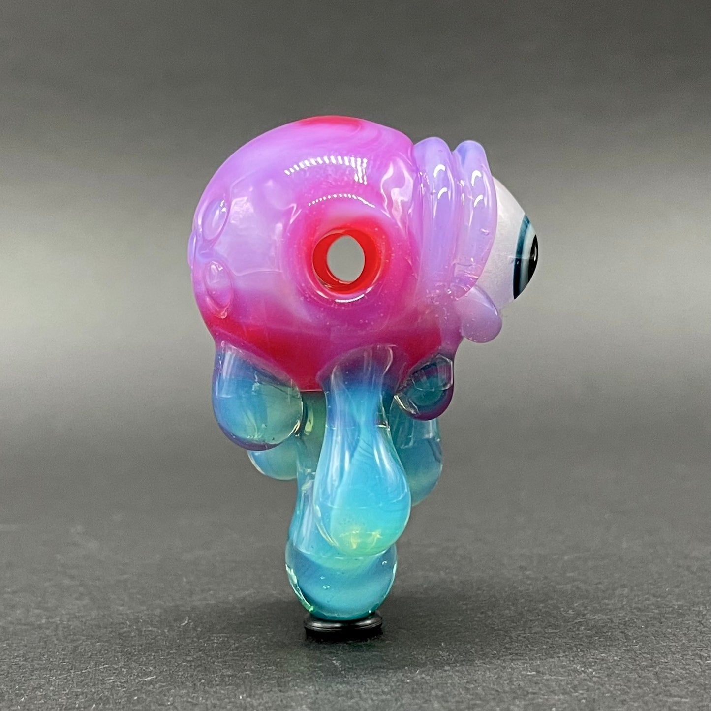 Drippy cyclops glass pendant