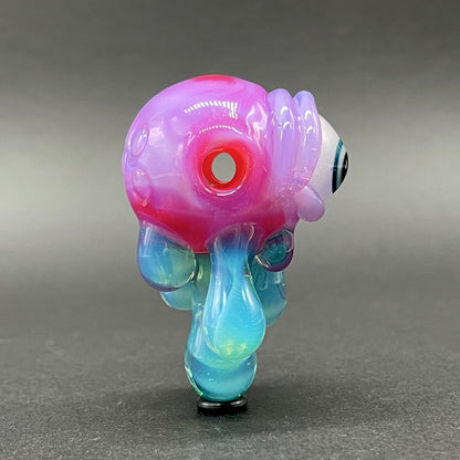 Drippy cyclops glass pendant