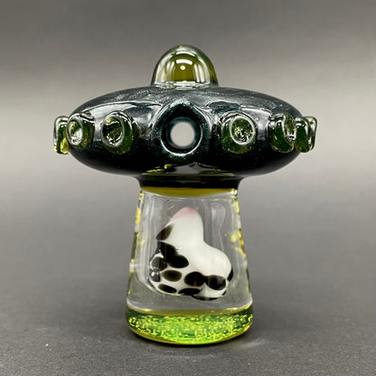Alien abduction pendant (cow)