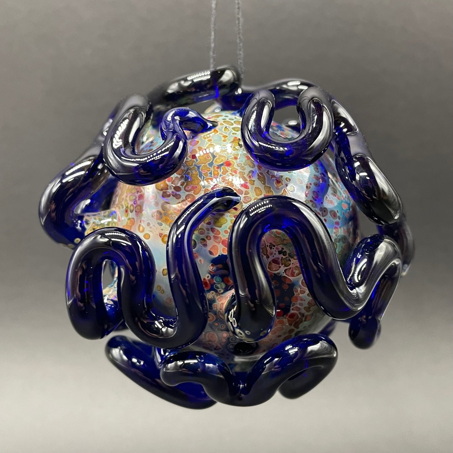 Worm Globe ornament