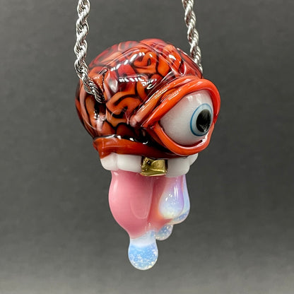 Mastermind glass pendant