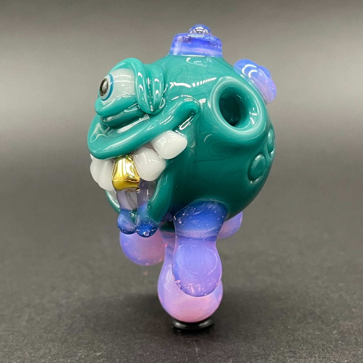 Dripping with sarcasm glass pendant