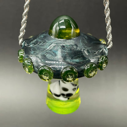 Alien abduction pendant (cow)