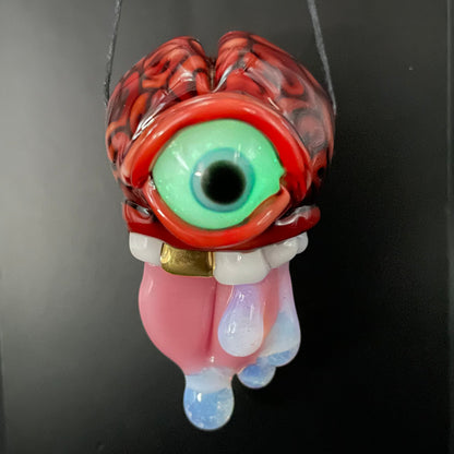 Mastermind glass pendant